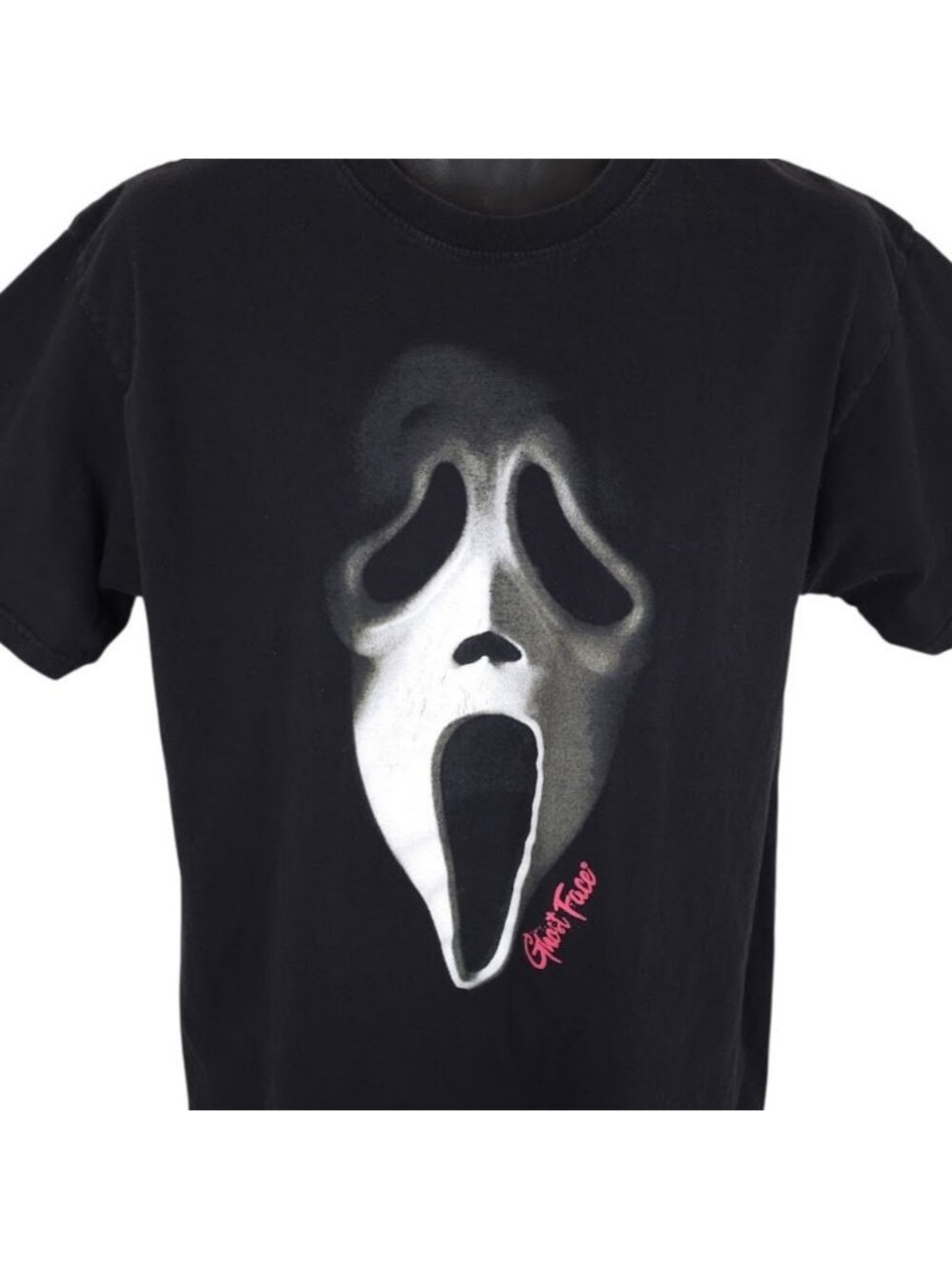 Scream Movie T Shirt Mens Size Large Black Ghostface Horror Movie Promo